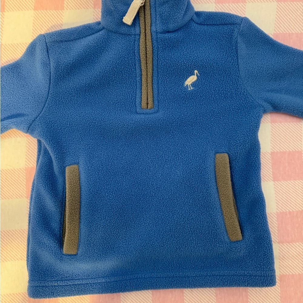 The Beaufort Bonnet Company Blue Fleece Pullover - Picture 2 of 5